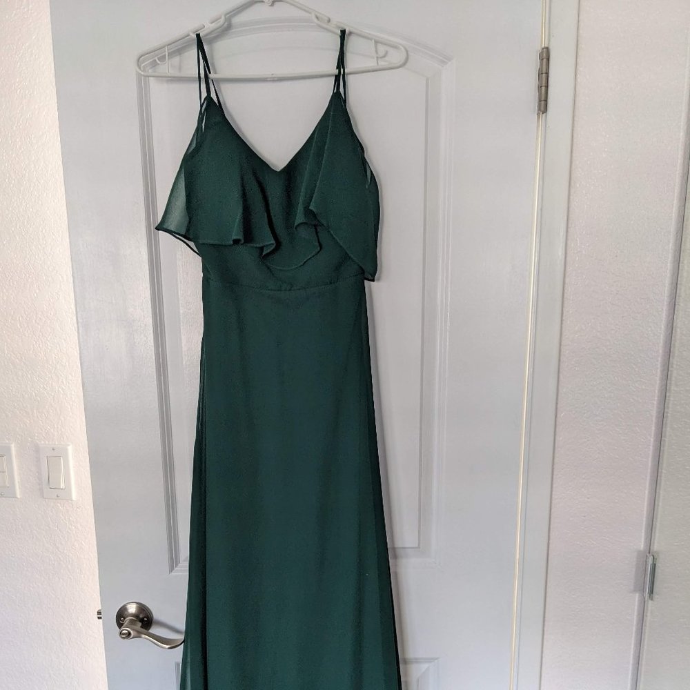 Size 2 Birdy Grey Bridesmaid Dress Emerald